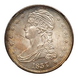 1837 Capped Bust Half Dollar. NGC MS65