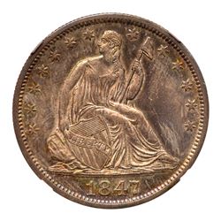 1847-O Liberty Seated Half Dollar. NGC MS66