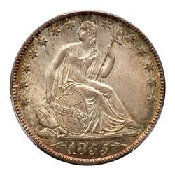 1855-O Liberty Seated Half Dollar. Arrows. PCGS MS66