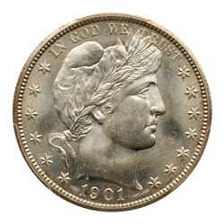 1901-S Barber Half Dollar. PCGS MS66