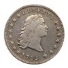Image 1 : 1795 Flowing Hair Dollar. 3 leaves beneath each wing
