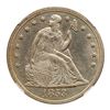 Image 1 : 1853 Liberty Seated Dollar. NGC MS64