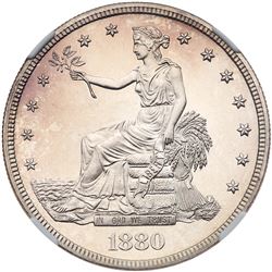 1880 Trade Dollar. NGC PF65