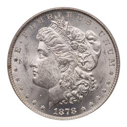 1878 Morgan Dollar. 8 tail feathers. PCGS MS63