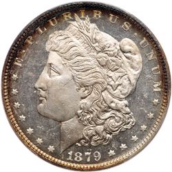 1879 Morgan Dollar. PCGS MS65