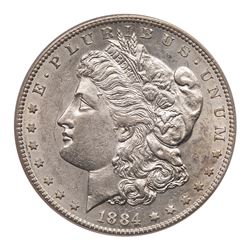 1884-S Morgan Dollar. PCGS AU55
