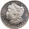 Image 1 : 1887 Morgan Dollar. PCGS MS66