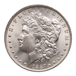 1887-O Morgan Dollar. PCGS MS64