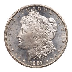 1887-S Morgan Dollar. PCGS MS63