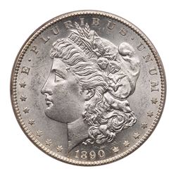 1890-S Morgan Dollar. PCGS MS63