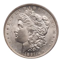 1891-O Morgan Dollar. PCGS MS64