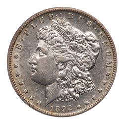 1892-S Morgan Dollar. PCGS AU50