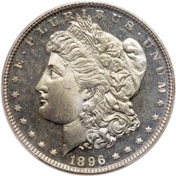 1896 Morgan Dollar. PCGS MS66