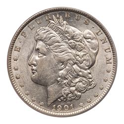 1901 Morgan Dollar. PCGS AU53