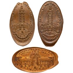 Four 1901 Pan-American Exposition - Armour & Co. Shield Brand elongated Indian Head Cents. PAE-7c. B