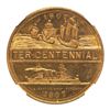 Image 1 : 1907 Jamestown Tercentennial Expo - Battleship Virginia. HK-349, Brass. NGC MS63 Prooflike