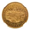 Image 2 : 1907 Jamestown Tercentennial Expo - Battleship Virginia. HK-349, Brass. NGC MS63 Prooflike