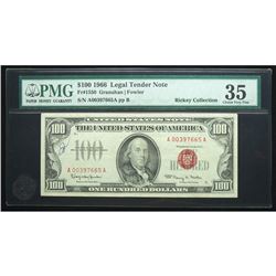 1966, $100 Legal Tender Note