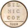Image 2 : 1869 Pattern Dime. Nickel alloy, reeded edge. PCGS PF65
