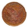 Image 2 : 1880 Pattern Half Eagle. Copper, reeded edge. PCGS PF65