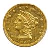 Image 1 : 1850-C $2.50 Liberty. PCGS MS61