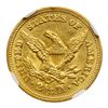 Image 2 : 1851-C $2.50 Liberty. NGC MS61