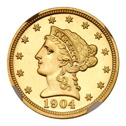 1904 $2.50 Liberty. NGC PF67