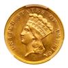 Image 1 : 1868 $3 Gold. PCGS MS64