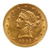 Image 1 : 1893 $10 Liberty. PCGS MS61