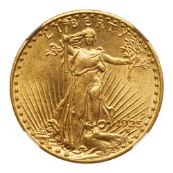 1925-S $20 St. Gaudens. NGC MS63