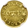 Image 2 : Christopher Bechtler, ONE DOLLAR CAROLINA, 28 gr., N reversed. NGC MS63