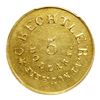 Image 1 : Christopher Bechtler, 5 DOLLARS CAROLINA, 134 gr. 21 carats, with star. PCGS MS60