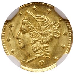 1853 Half Dollar Round. NGC MS63