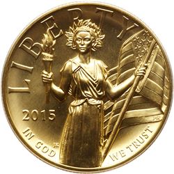 2015 $100 American Liberty gold coin