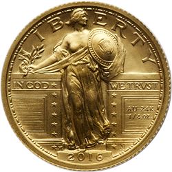 2016-W Standing Liberty Gold Quarter