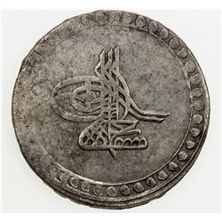 TURKEY: Mustafa III, 1757-1774, AR kurush, Islambul, AH1171 year 9. AU