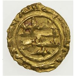 SAFFARID: Ahmad b. Muhammad, 923-963, AV fractional dinar (1.40g), Sijistan, AH351. VF