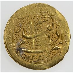 QAJAR: Fath 'Ali Shah, 1797-1834, AV toman (4.57g), Shiraz, AH1233. EF