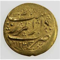 QAJAR: Fath 'Ali Shah, 1797-1834, AV keshvarsetan (3.43g), Rasht, AH1243 (sic). EF