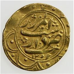 QAJAR: Muhammad Shah, 1837-1848, AV toman (3.33g), Rasht, AH1256. VF