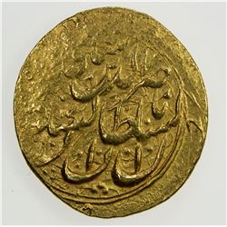 QAJAR: Nasir al-Din Shah, 1848-1896, AV toman (3.43g), Rasht, AH1275. VF