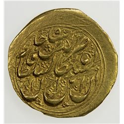 QAJAR: Nasir al-Din Shah, 1848-1896, AV toman (3.20g), Rasht, AH1266. VF