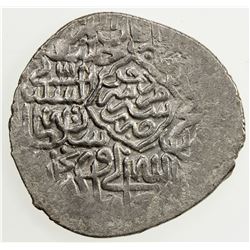 SHAYBANID: Muhammad Shaybani, 1500-1510, AR tanka (5.14g), Sarakhs, AH914. EF