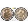 Image 1 : BAVARIA: Maximilian II, 1848-1864, AR 3 kreuzer, 1852. PCGS MS65