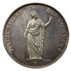 Image 1 : ITALY: LOMBARDY: Provisional Government, AR 5 lire, 1848-M. AU