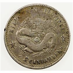CHINA: KIANGNAN: Kuang Hsu, 1875-1908, AR 10 cents, CD1899, Y-142a.2, large "7.2" denomination varie