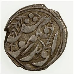 CHINA: SINKIANG: Anonymous, ca. 1877-1880s, AR ½ miscal, Kuche, ND, Y-A7.26, VF
