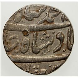 MUGHAL: Muhammad Shah, 1719-1748, AR rupee (11.37g), Muhammadabad Banaras, year 31. AU
