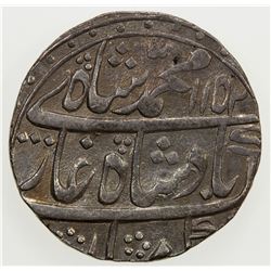 MUGHAL: Muhammad Shah, 1719-1748, AR rupee (11.27g), Shahabad Qanauj, AH1152 year 21. EF-AU