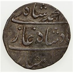 MUGHAL: Muhammad Shah, 1719-1748, AR rupee (11.54g), Zain al-Bilad Ahmadabad, AH113x year 7, VF-EF